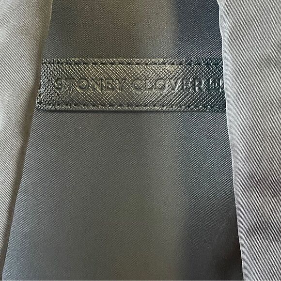 Stoney Clover Classic Backpack With Customized Fuzzy Heart Decals Gold Hardware - Picture 7 of 16